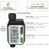 Temporizador de Riego Impermeable Controlador Automático de Temporizador de Riego con Sensor de Lluvia Sistema de Riego Inteligente para Jardín