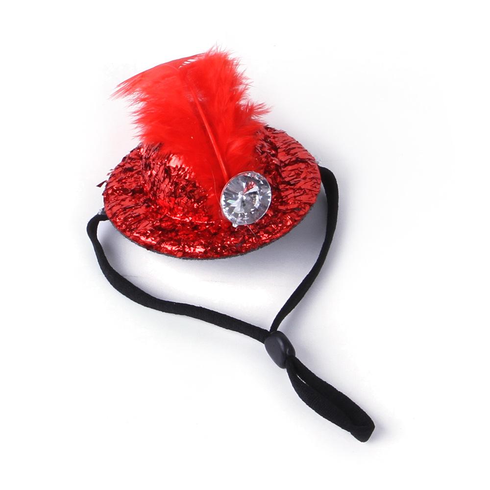 Pet hats, chicken hats, and chicken supplies are suitable for interesting hat accessories for small animals to dress up