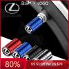 2026 Hot Interior Stickers 4PCS Metal Car Wheel Tire Valve Air Stem Cap For F-SPORT ES RX NX LS UX LM LX GX LC RZ IS CT GS