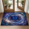 Chelsea FC Design Crystal Velvet Rug Soft Decorative Mat for Bedroom Entrance