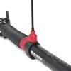 TMARS 419L Mechanical Drop Seatpost, 30.9x400mm (27.2mm W/adapter), Black, ST1445-30.9