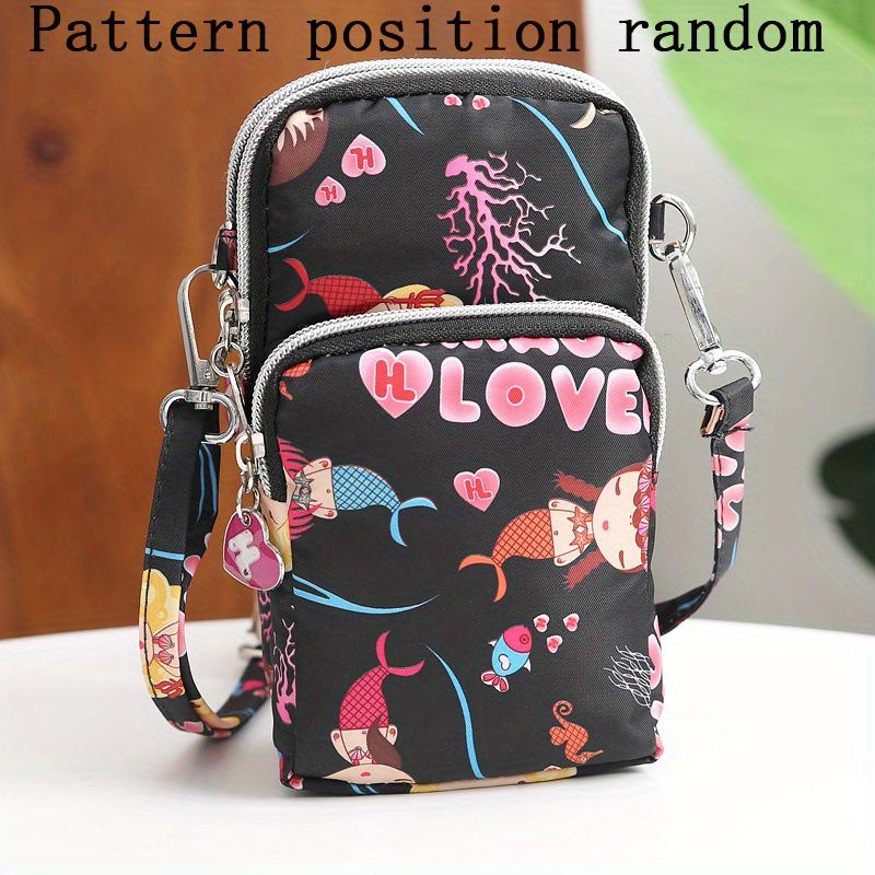 Damen Umhängetasche mit Handyfach und Münzfach