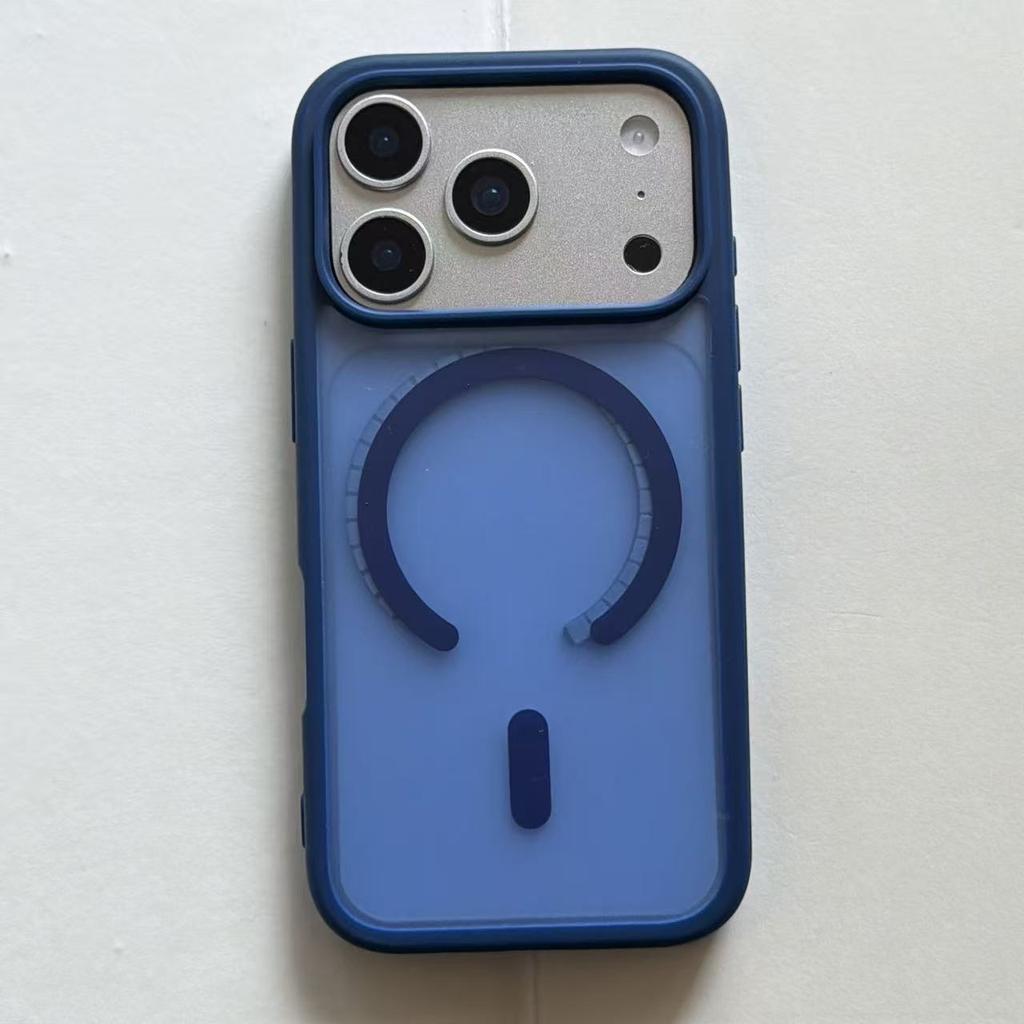 Frosted Phone Case For For Iphone 17 16 1 14 Plus 13 Pro max For Skin sensation Matte Transparent Magnetic Cover
