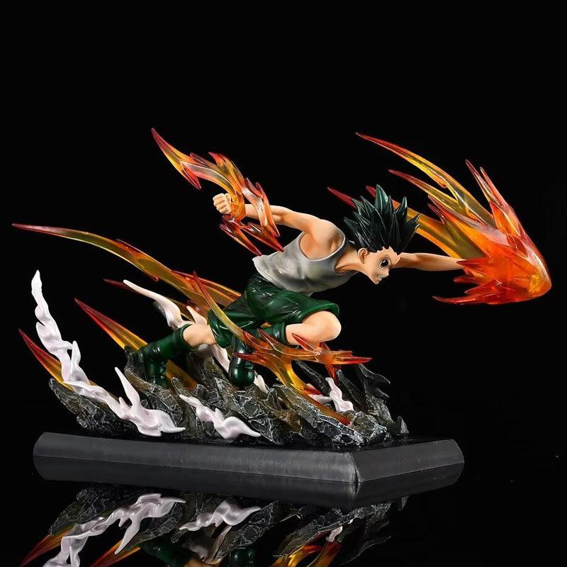 

Full-time Hunter GK: Killua Zoldyck & Gon Freecss, charging effect version, scene figure model ornament