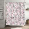 Love Heart Shower CurtainRed White Black Print Romantic Home Decor Bathroom Decoration Waterproof Fabric for Kitchen Bathrooms 7
