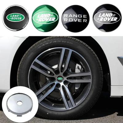 56/60MM Car Styling Aluminum Wheel Center Hub Caps Sticker Accessories For Land Rover Discovery 3 Defender Range Rover Velar SVR