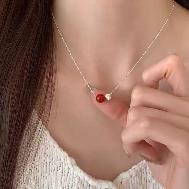 2025 Elegante Zirkonia Wassertropfen Halskette für Damen: Einfache, luxuriöse, vielseitige Schlüsselbein-Kette