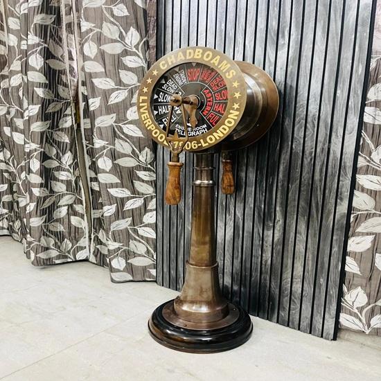 

Brass Engine Room Telegraph Nautical Maritime 88.9 cm Gift Item Wedding Anniversary Birthday Home Office Decor