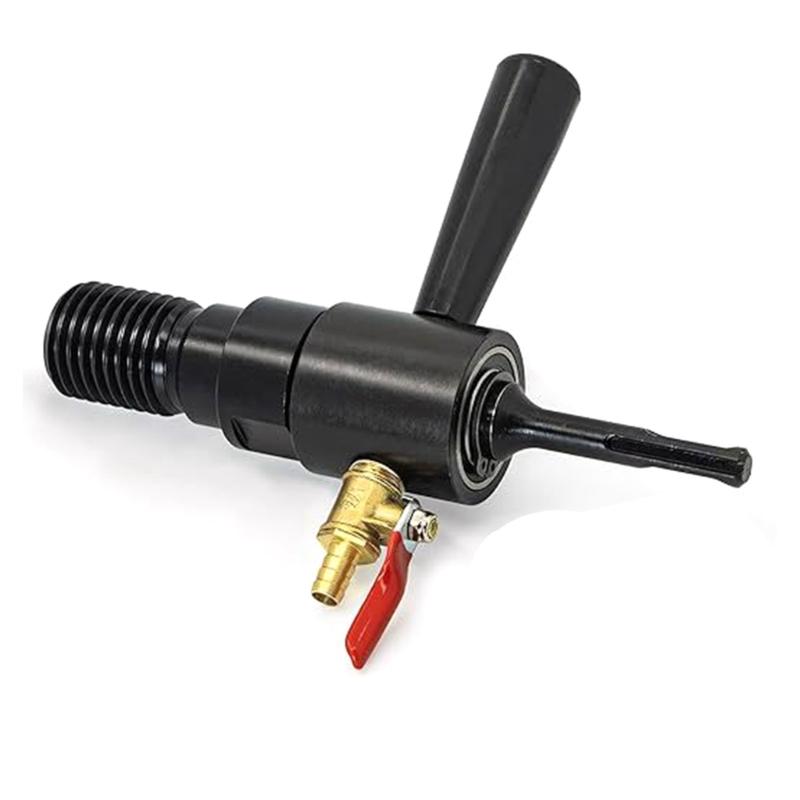 Steel Water Injections Tool Universally 1 1/4"-7 Male to Plus Drill Adapter Connection For Equipment Lubrication