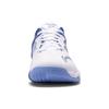 Li Ning Sonic Boom OP Textile, Synthetic Leather Abrasion Resistant Low top Badminton Shoes Men's White Blue AYZQ009-9