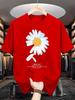 Summer Unisex Tshirt Printed With Patterns Summer Short Sleeved Street Style Casual Pure Cotton Clothing Tshirt