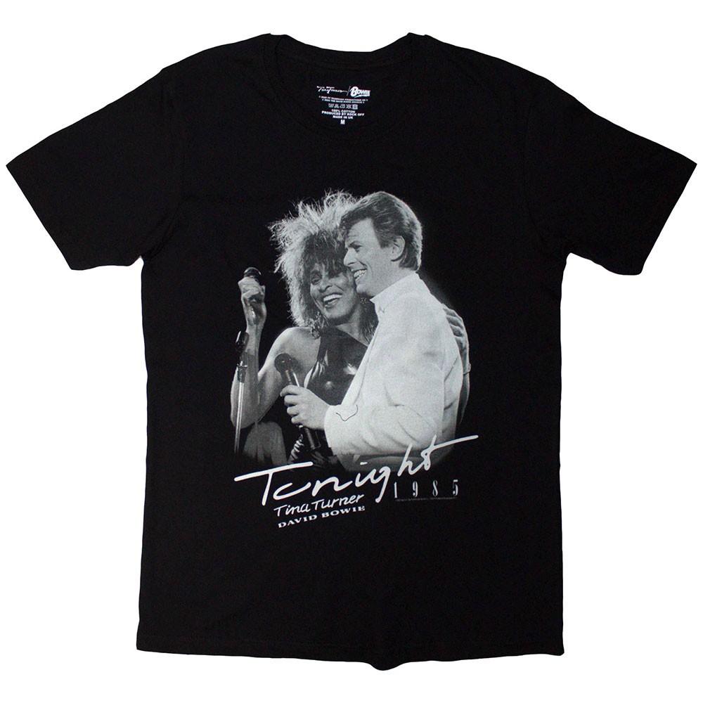 Tina Turner David Bowie Stasera 1985 Maglietta Unisex