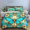 Elegant Butterfly Theme Decoration Set Exquisite Three-Piece Bedding Set Gift For Kids And Adults