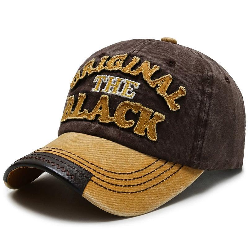 Vintage Washed Cotton Baseball Cap 3D Letter Embroidery Adjustable Distressed Unisex Trucker Hat For Men Women Fashion Casual Adjustable