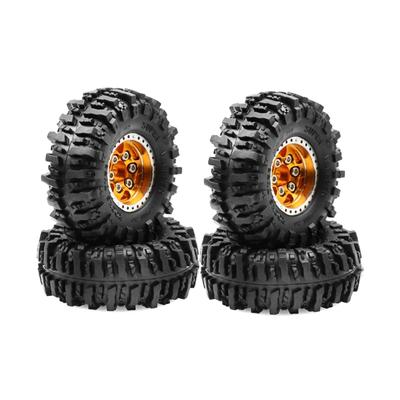 Set of 4 Remote Control Wheel Tires for Crawlers Car Model Rubber Wheel Tires for Remote Control Accessories