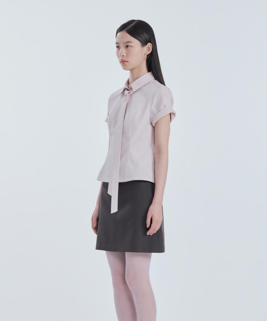 Mausolleum Mila Waist A-Line Skirt - Charcoal