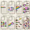 Cartoon Game N-Nyan Cat Phone Case For iPhone 17 16 16e 15 14 13 12 11 Mini Pro Max X XR XSMax Air Plus Transparent Back Cover