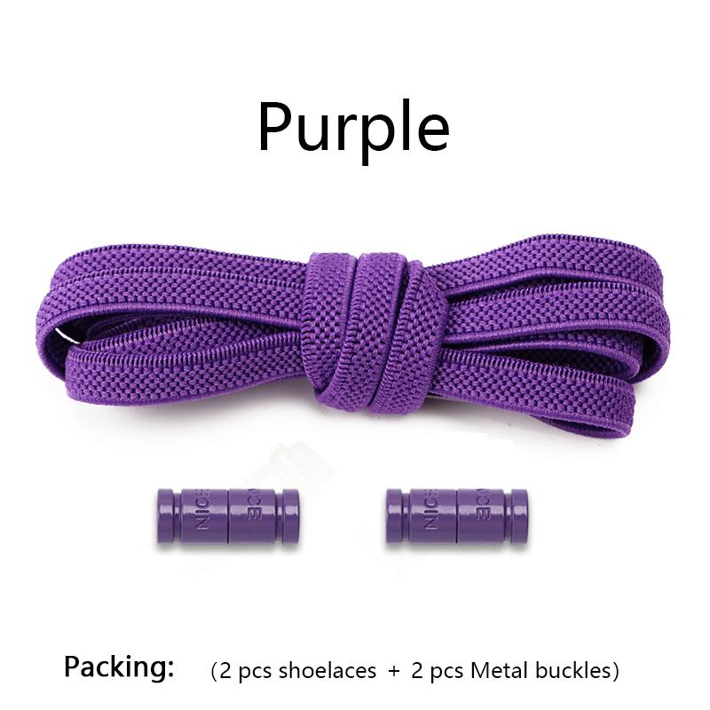 New Elastic Laces Sneakers Capsule Lock Boots Shoelaces Without ties Kids Adult No Tie Shoe laces Flat Rubber Shoelace for Shoes