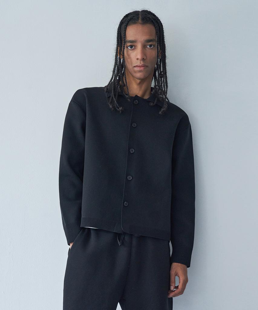 Pelote Stretch Knit Jacket (Black)