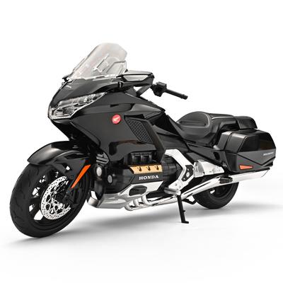 1/9 HONDA Gold Wing GL1800 Metalowy Sportowy Model Motocykla Odlew Metalowy Model Motocykla Turystycznego na Czas Wolny Dźwięk Światło Zabawka dla Dzieci Prezent