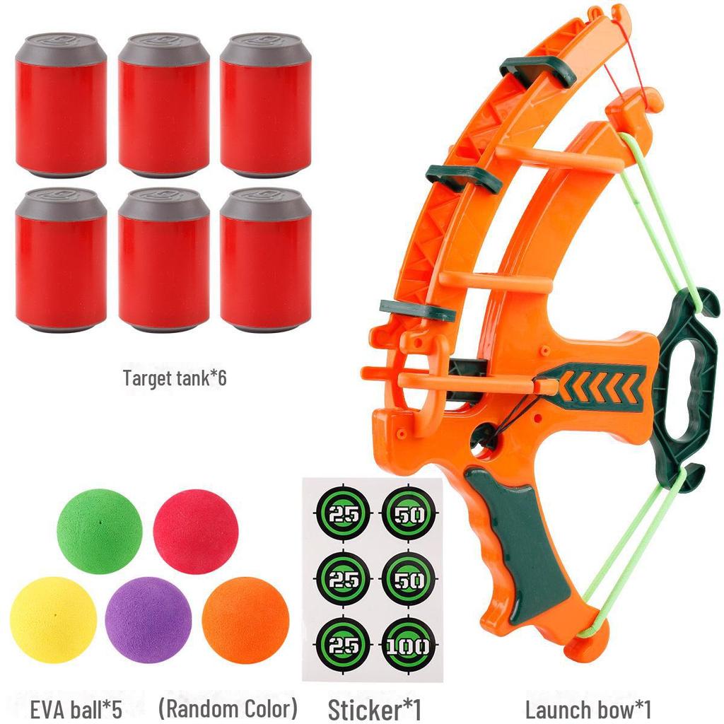 "Interactive Bow & Arrow Dartboard Toy for Parent-Child Fun"