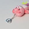 Pink Bear Bag Hook Keychain