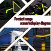 Car Reflective Tape Yellow DOT-C2 Auto Safety Warning Sticker Reflector Protective Tape Strip Film for Trucks Auto Motorcycle