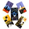 Deck de tarot pisică înflorită 90 de cărți Joc de masă pentru petrecere timp liber Cărți de oracol profeție ghicitoare de înaltă calitate cu ghid PDF