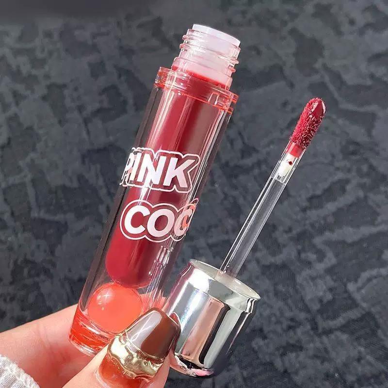Cold Bright Hawthorn Red! Clear Water Light Yellow Skin White Lip Glaze Mirror Student Lipstick Moisturizing Film Forming Lip Gloss