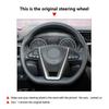 Car Accessories Inner Steering Wheel Microfiber Leather Cover Trim For Nissan Lannia 2015- Maxima 2016 2017 2018