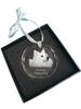 American Eskimo Dog, American Spitz - Crystal Bauble with a Photo, Dog Photo In Crystal, Personalized Christmas Tree Ornament by Art-Dog Brand