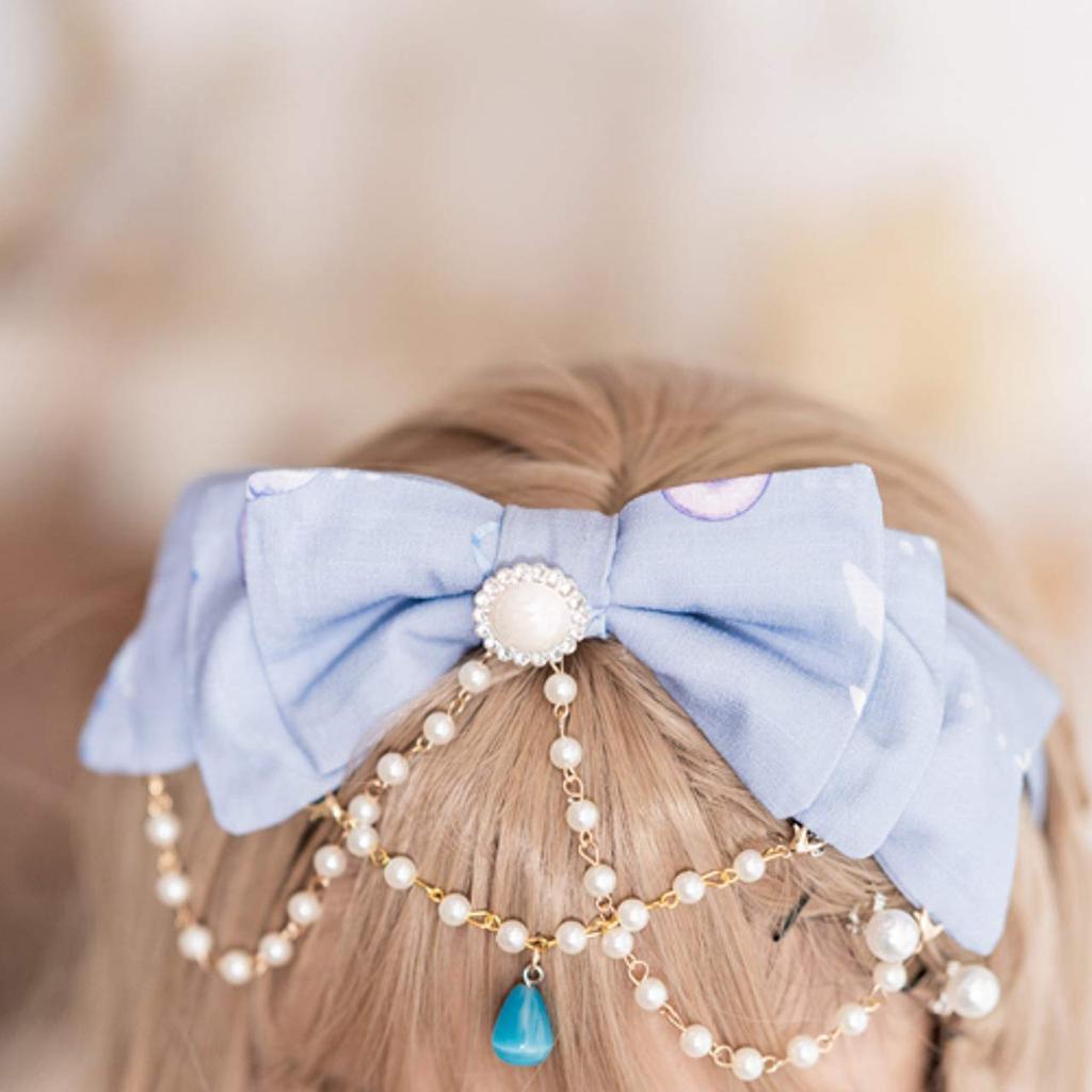 [Milky Time] Gothic Lolita Jumper Skirt with Blouse and Head Dress, Mermaid Style, Light Blue