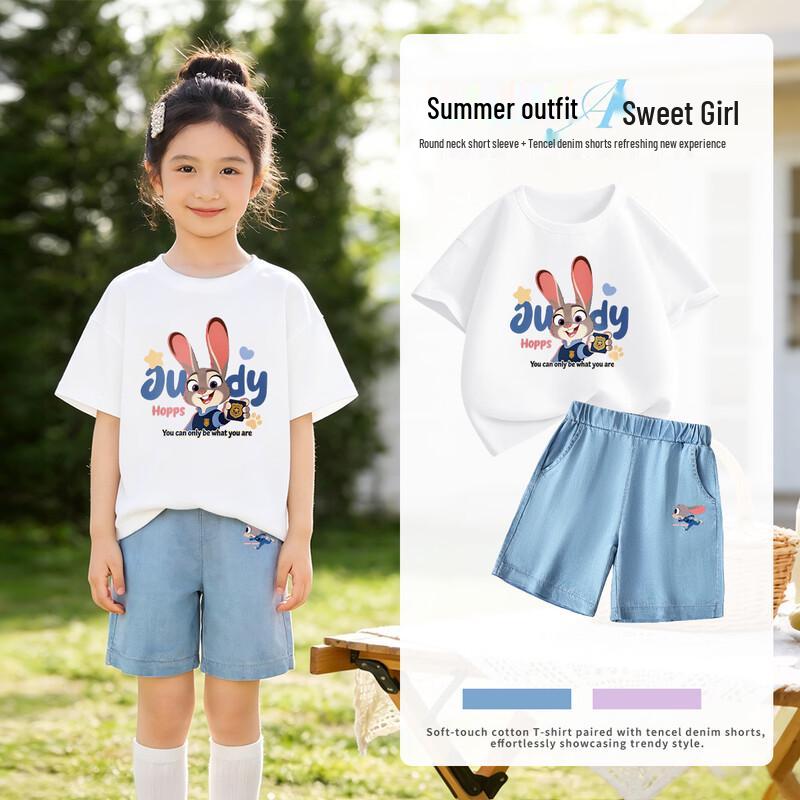 Disney Zootopia Girls  T-shirt & Shorts Set 140