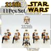 Wars Star 11 stk Clone Troopers Minifigurer Byggeklosser DIY Leker Barn Gaver