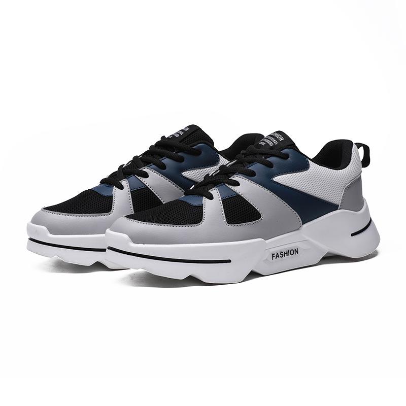 Fashion 2024spring and Summer New Men's Sports Trendy Shoes Korean Version Fashion Old Shoes Shoe Casual Shoes Thick-soled Men's Shoes