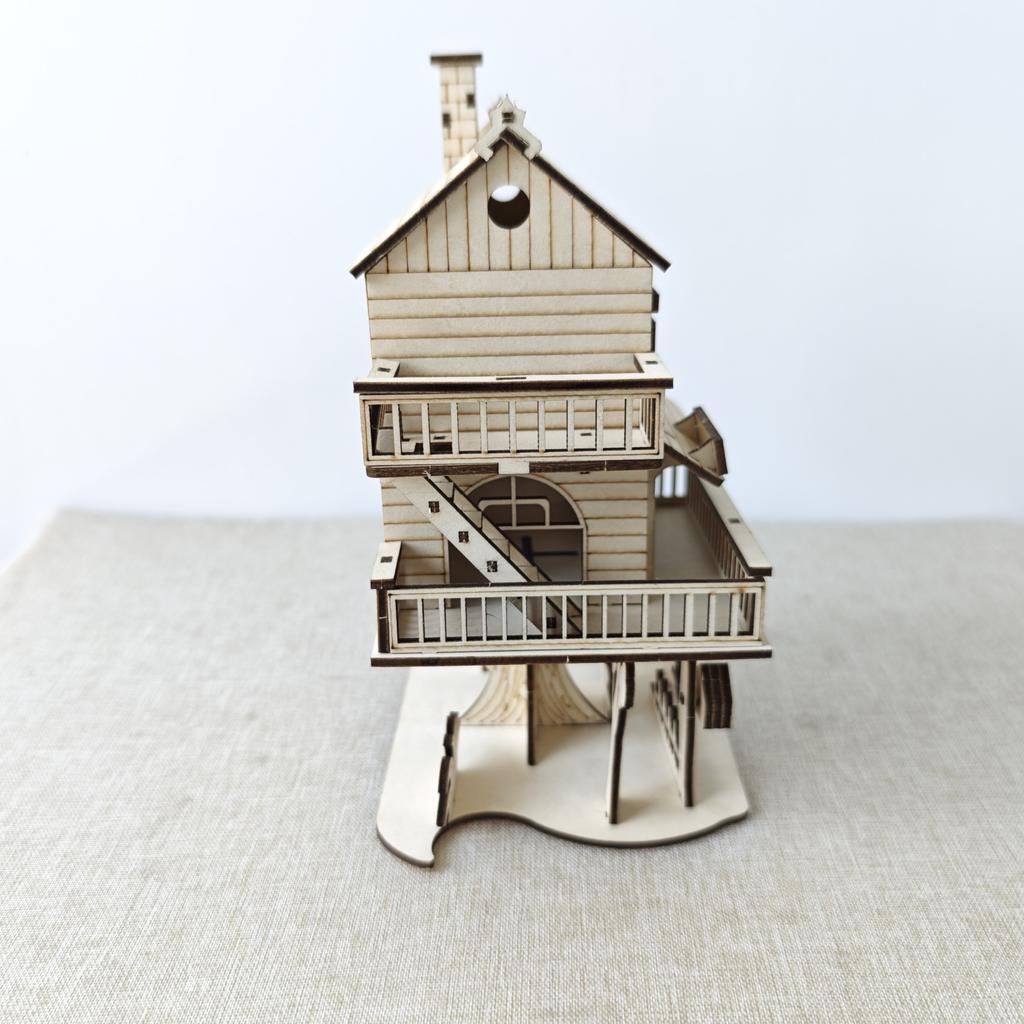 [Mechanical Gear Wooden Puzzle] 3D Mechanical Gear Wooden Puzzle Toy - DIY Model Kit For Adults, Brainstorming Toys, Holiday Gif