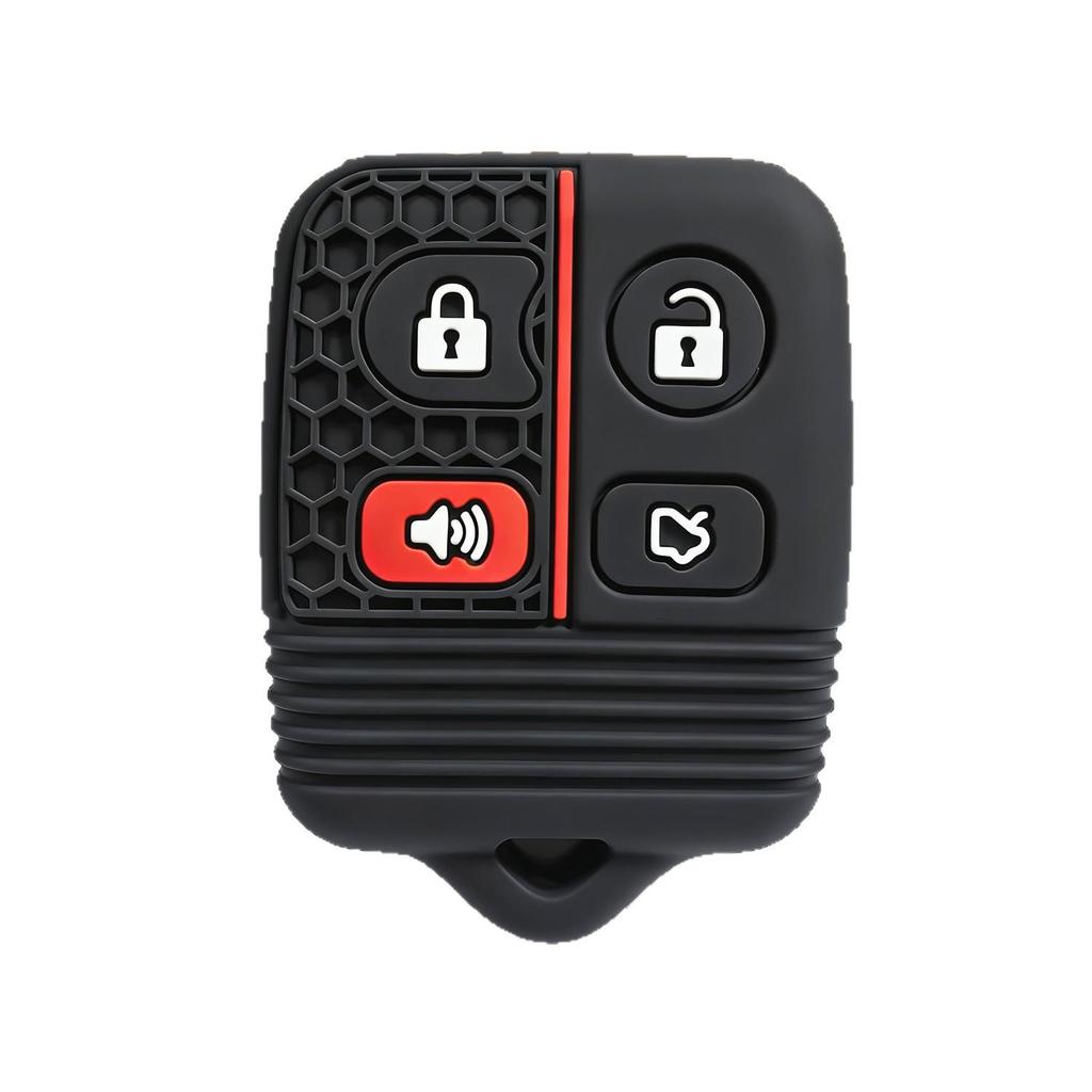 Ford Mondeo/Transit Honeycomb Key Cover Silicone Case - Compatible with Old Wing, Tiger, Explorer, and F650 Pickup.