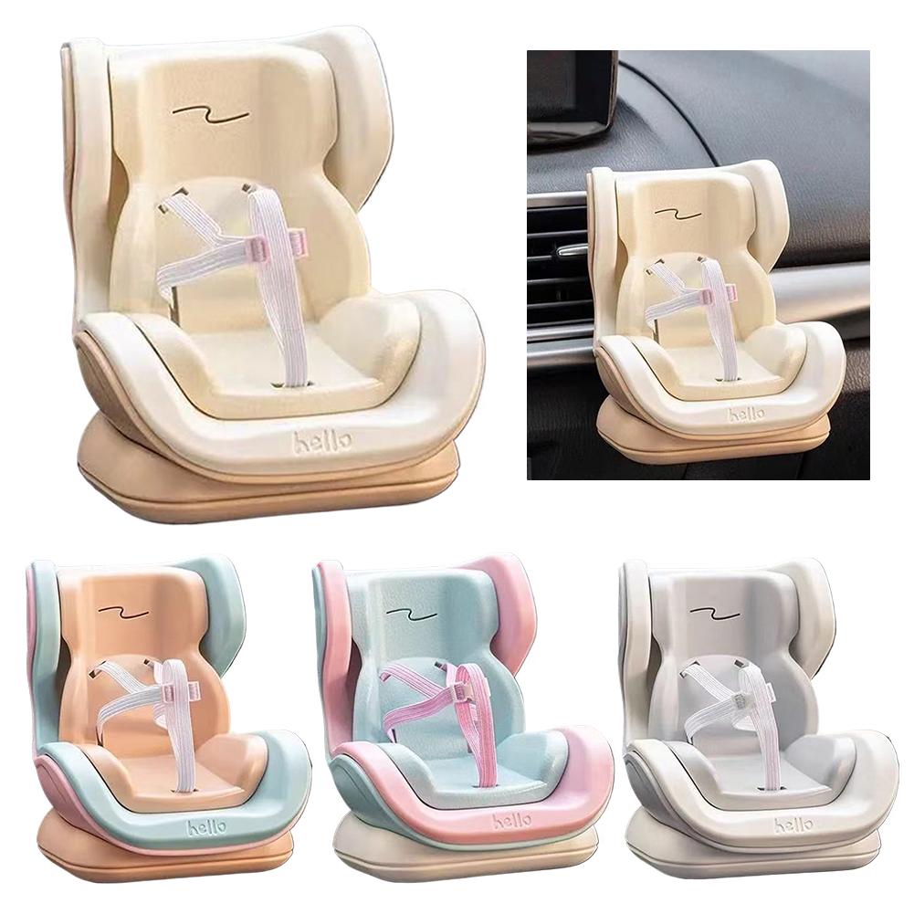 For Labubu Car Doll Safety Seat Cartoon Chair Model for Car Kawaii Doll Seat Outlet Decor Car Interior Styling Accessories