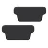 TEUCRO Seat Back Universal Kick No Seat Seat Back Kick Scratch Stain Interior Impact Set of 2 Covers, Fit, Guards, Logo, Protection, Covers,