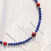 Vintage High Quality Strong Light Artificial Crystal Natural Chalcedony Necklace Collarbone Chain Sweater Chain