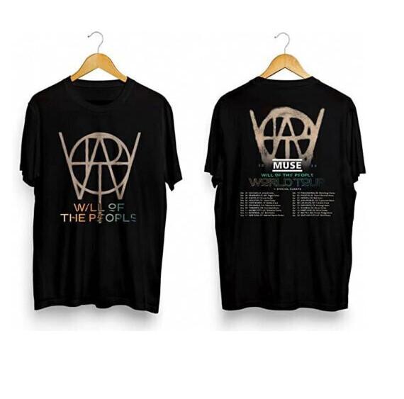 The Muse Logo World Tour 2023 Tour Dates 2 Sides Will of The People Muse Band Unisex T-Shirt XXXXL