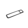 Black Titanium Rear Trunk Button Handle Cover For Toyota Highlander 2020-2023