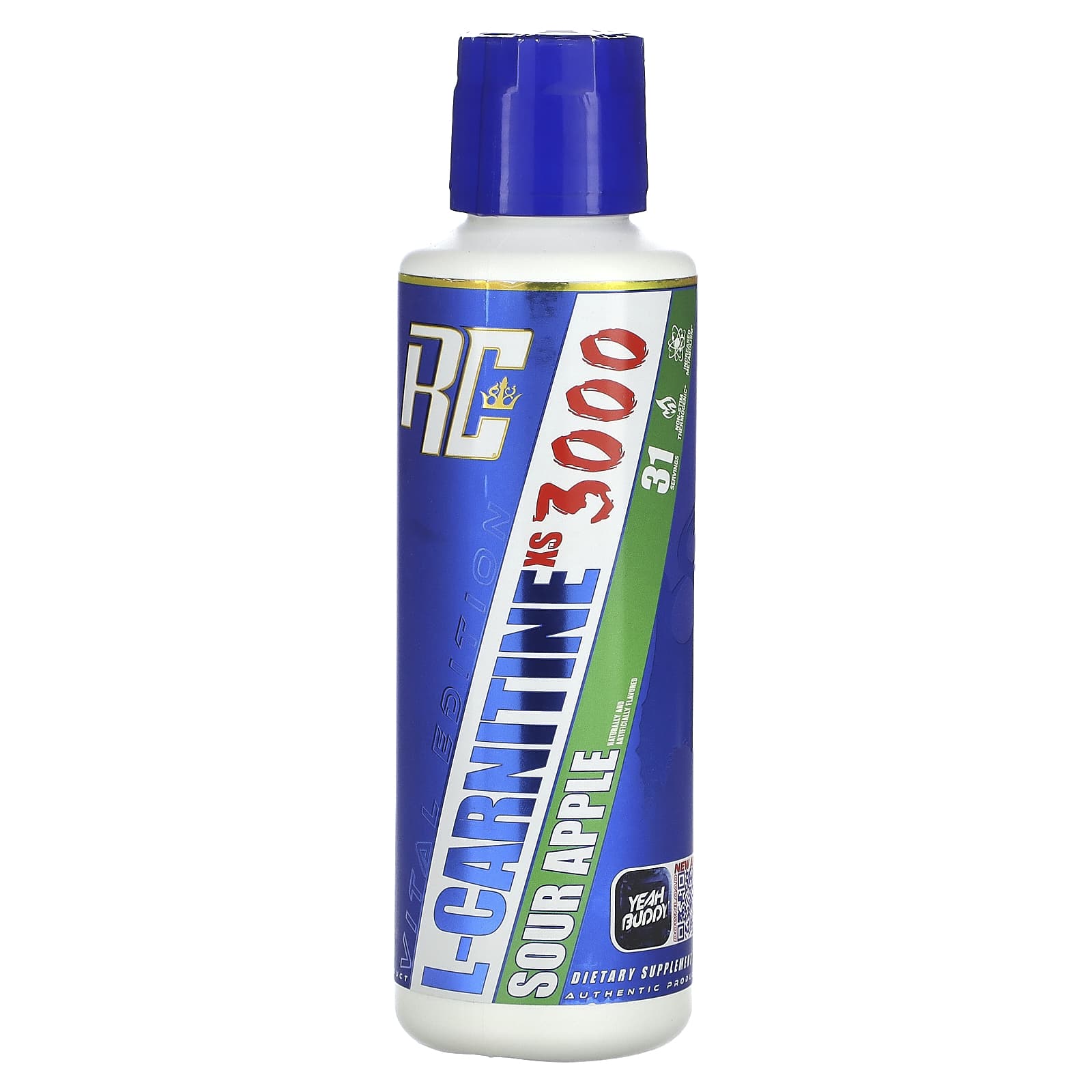 

Vital Edition, L-Carnitine xs 3000, Sour Apple Flavor, 473.28 Ml (16 Fl Oz)