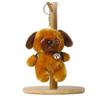 Plush Dog Keychain With Bell Cute Cartoon Backpack Gift For Kids And Teens