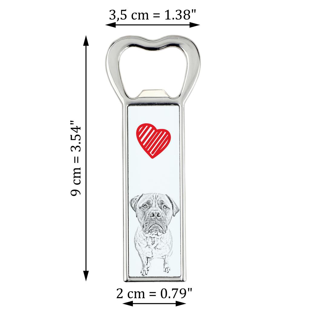 Bullmastiff, Bulmastif - Otwieracz Do Butelek Z Psem, Personalizowany Otwieracz Na Lodówkę, Wyjątkowy Upominek Dla Mężczyzny Marki Art-Dog