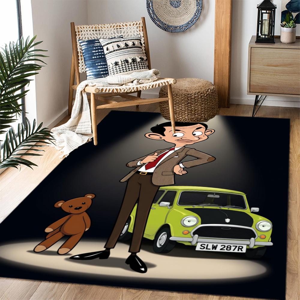 Mr Bean London Trip Carpet Design For Entryway Living Rooms Hallway Study Room Antislip Carpet Decorate Offices Spiritual Gift