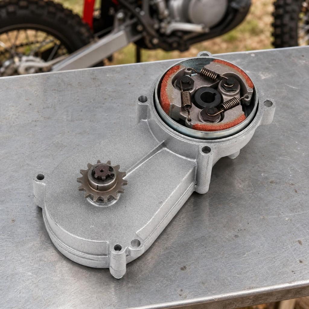 Compact Mini Terrain Motorcycle Gearbox Enclosed Replacement Assembly