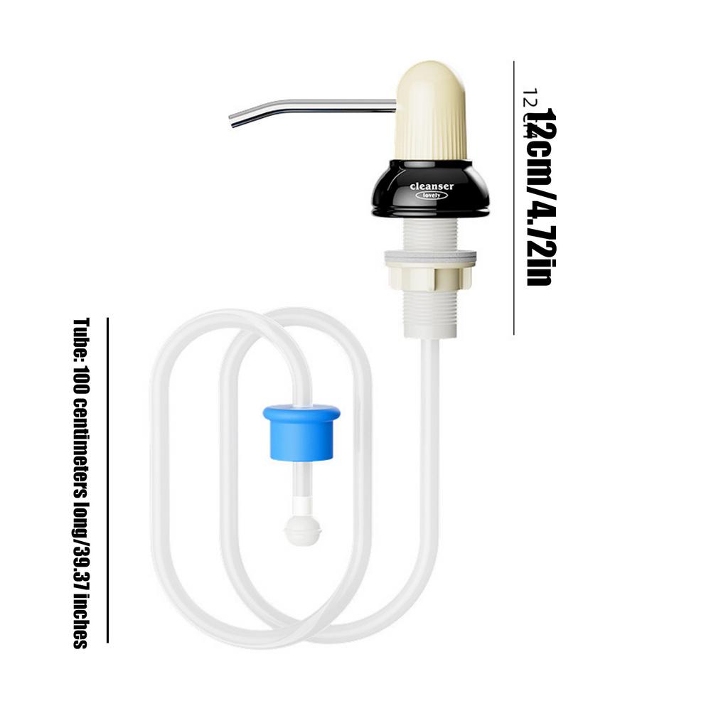 Soap Dispenser Extension Tube Kit Kitchen Sink Liquid Soap Dispenser Bathroom Lotion Detergent Hand Press Pumps
