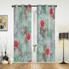 Abstract Flower Background Window Curtains For Living Room Bedroom Luxury Modern Kitchen Curtains Fabric Drapes
