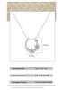 Exquisite S925 Sterling Silver Moissanite Horseshoe Wreath Necklace for Women - Luxurious, Fashionable, and Elegant Design.